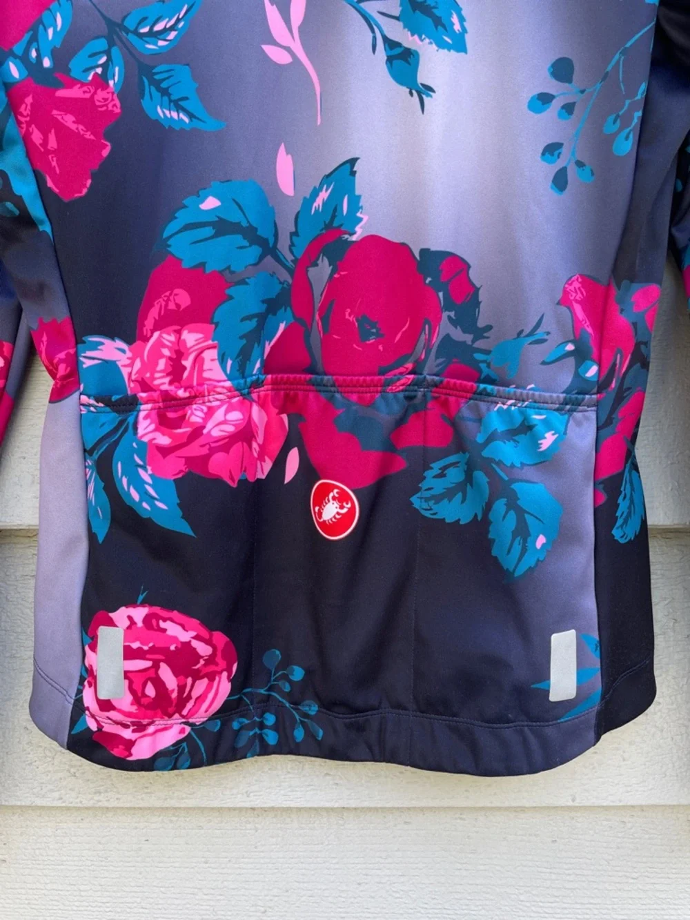 Castelli Cycling Jacket, Women’s Size Medium, Floral Printed - Picture 6 of 8